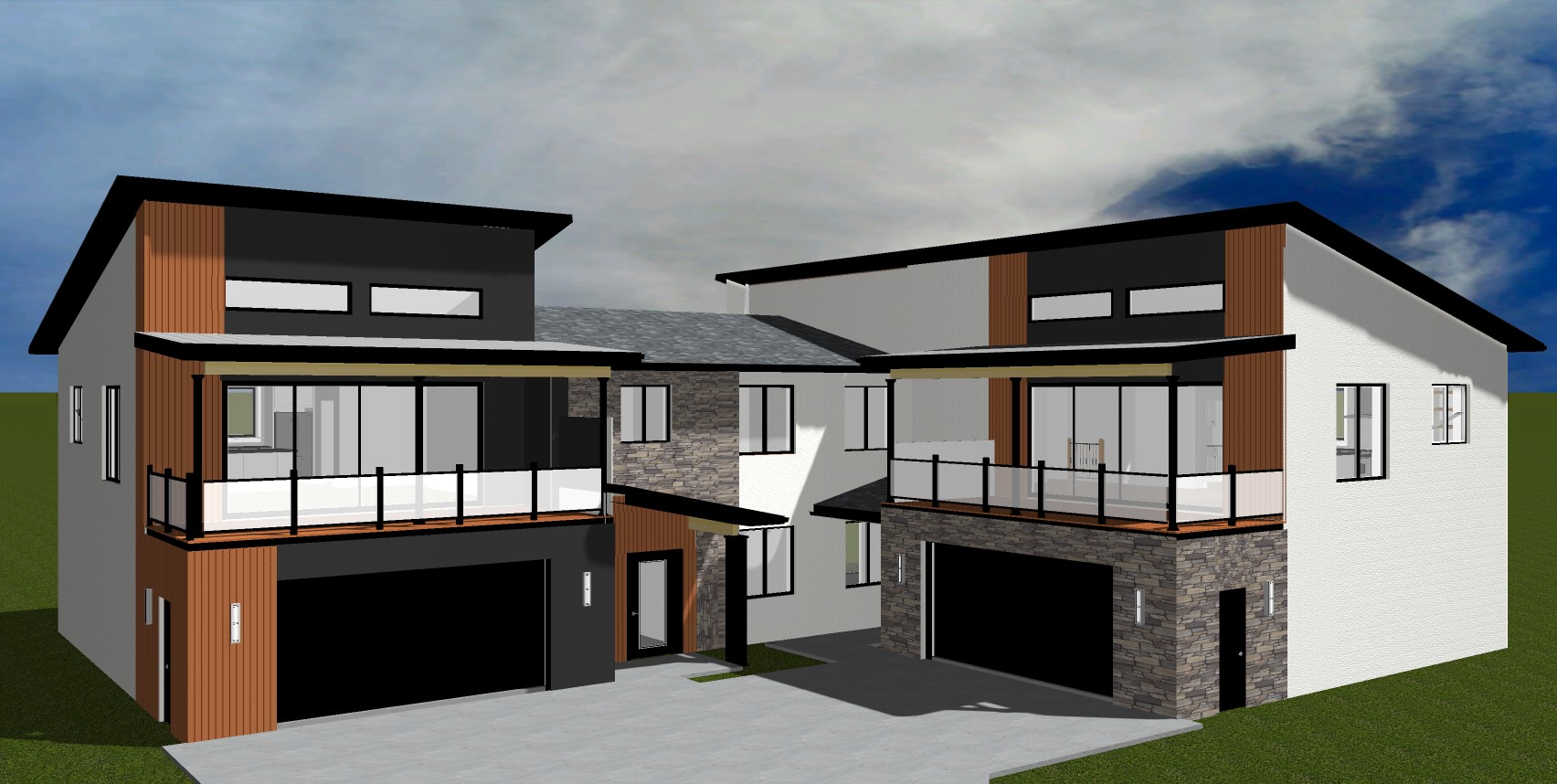 salmon arm duplex for sale by sandy ridge, new construction